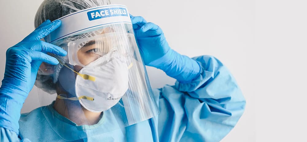 科普:防護(hù)面屏的使用方法和注意事項